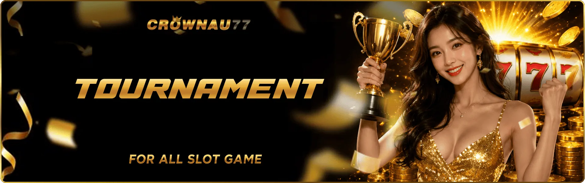 CrownAU77 Championship Tournament promotion banner