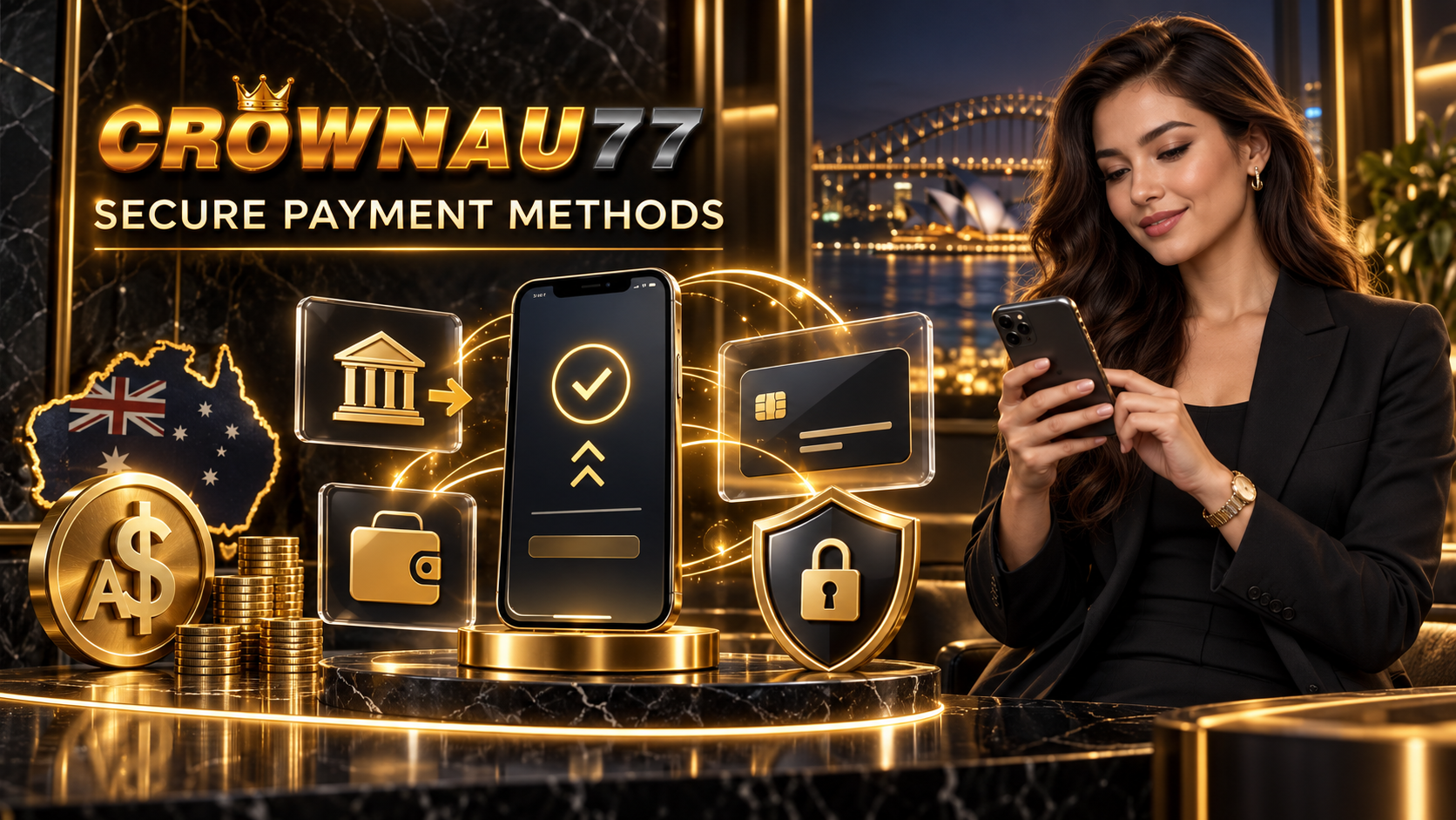 CrownAU77 payment methods